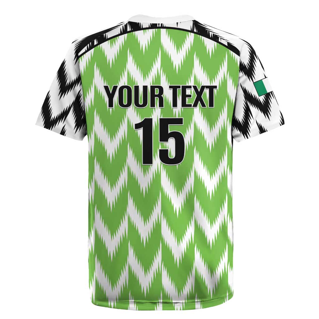 Custom Nigeria Football Rugby Jersey Super Eagles - Let’s Do It Again