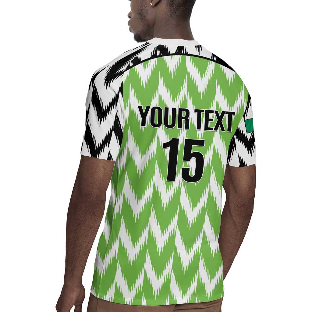 Custom Nigeria Football Rugby Jersey Super Eagles - Let’s Do It Again