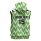 Custom Nigeria Football Sleeveless Zip Hoodie Super Eagles - Let’s Do It Again