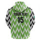 Custom Nigeria Football Zip Hoodie Super Eagles - Let’s Do It Again