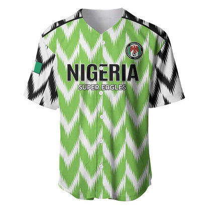 Custom Nigeria Football Baseball Jersey Go Champions Super Eagles