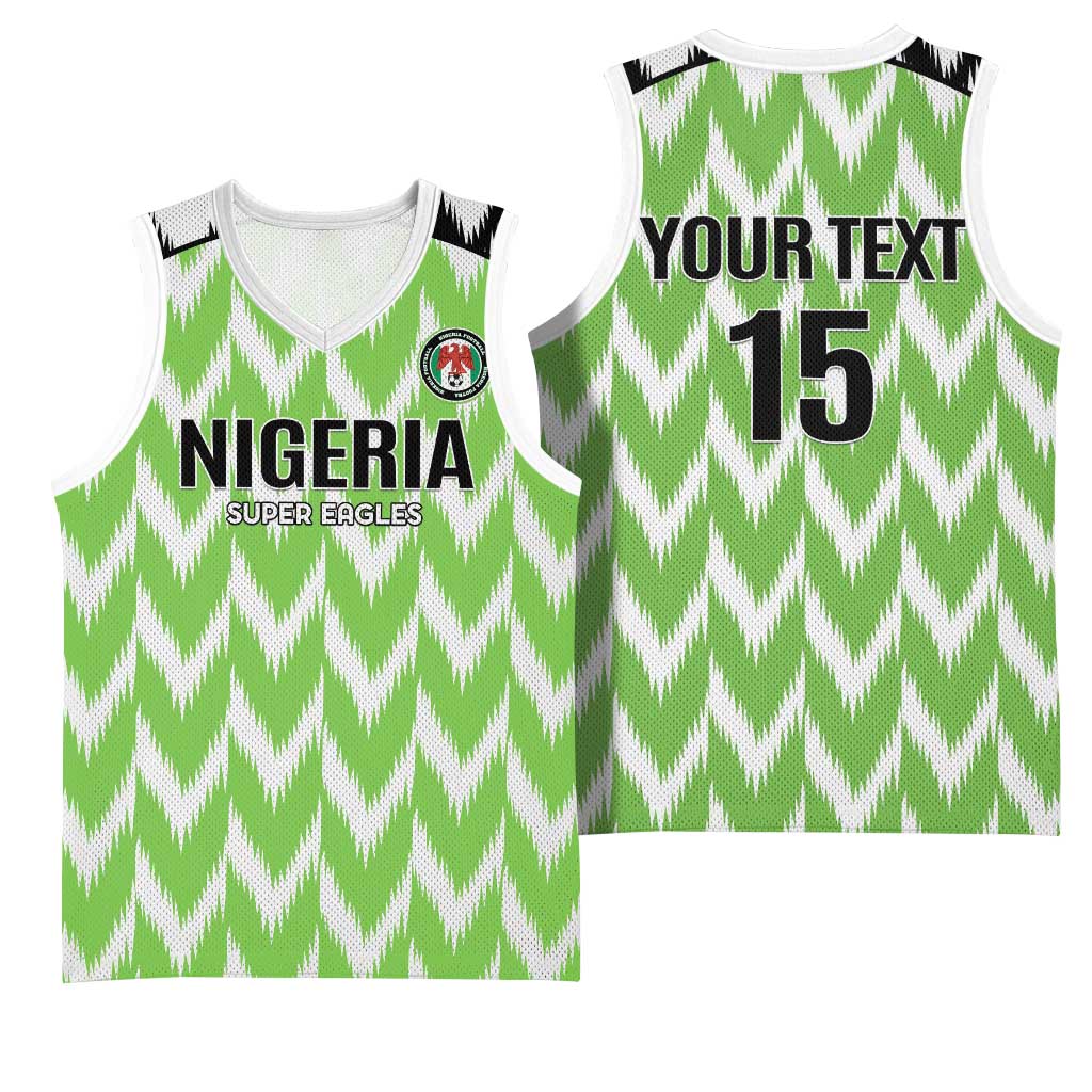 Custom Nigeria Football Basketball Jersey Go Champions Super Eagles