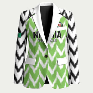 Custom Nigeria Football Blazer Go Champions Super Eagles