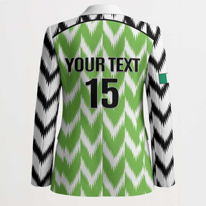 Custom Nigeria Football Blazer Go Champions Super Eagles