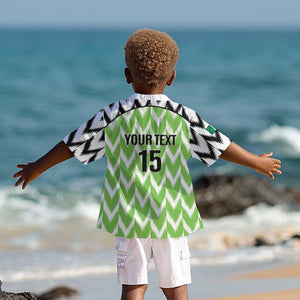 Custom Nigeria Football Kid Hawaiian Shirt Go Champions Super Eagles