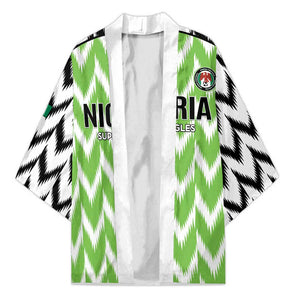 Custom Nigeria Football Kimono Go Champions Super Eagles