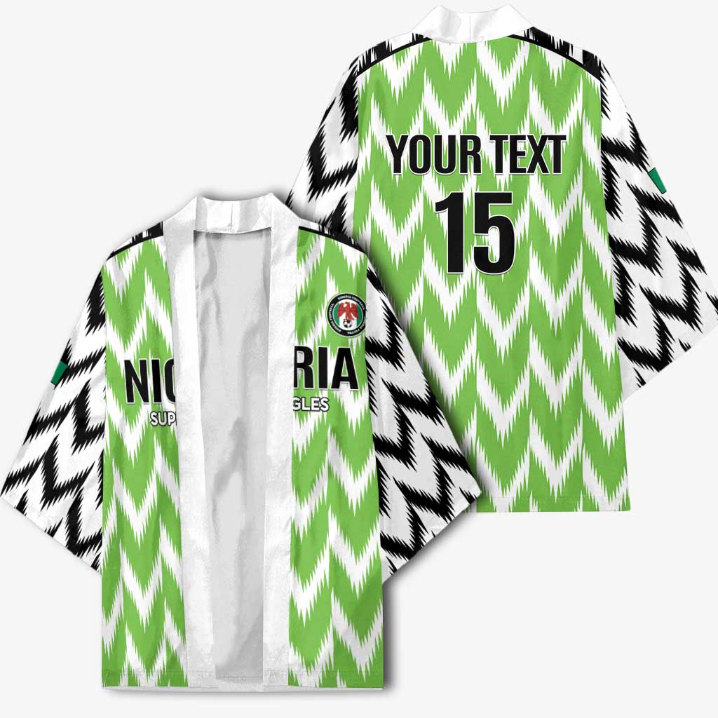 Custom Nigeria Football Kimono Go Champions Super Eagles