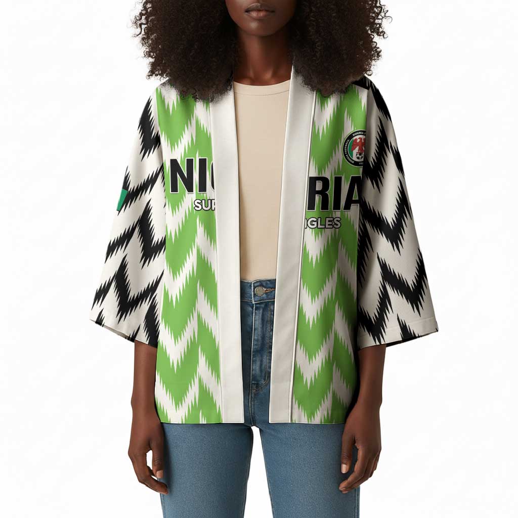 Custom Nigeria Football Kimono Go Champions Super Eagles