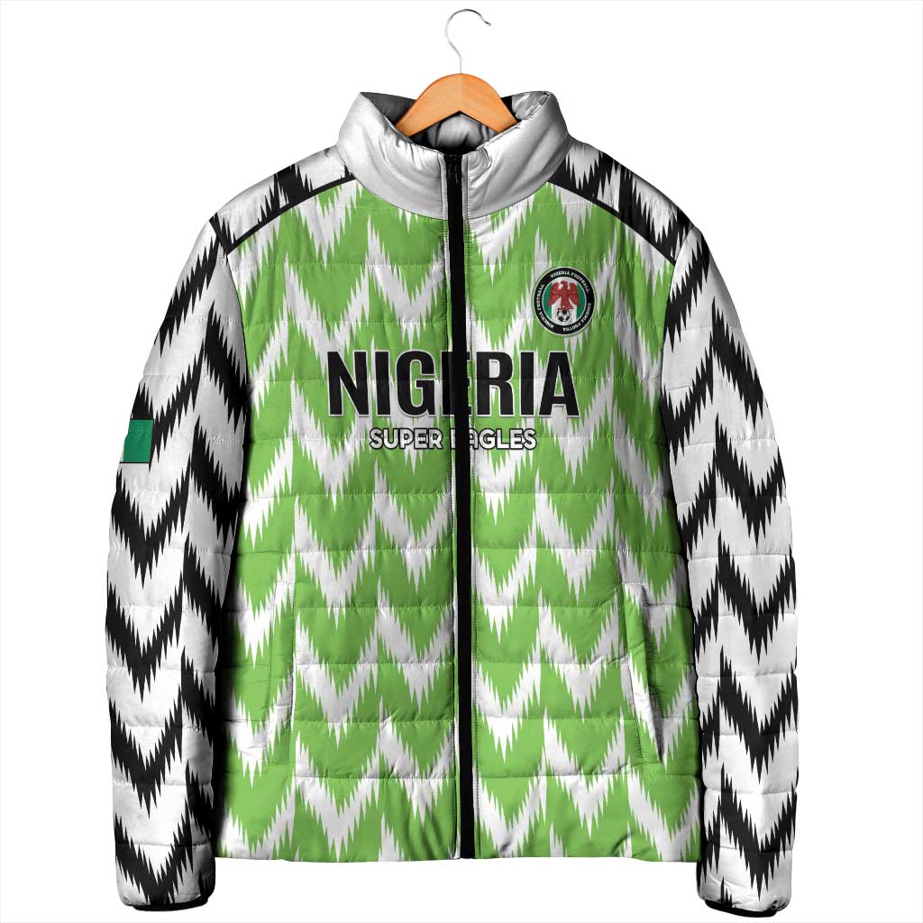 Custom Nigeria Football Padded Jacket Go Champions Super Eagles