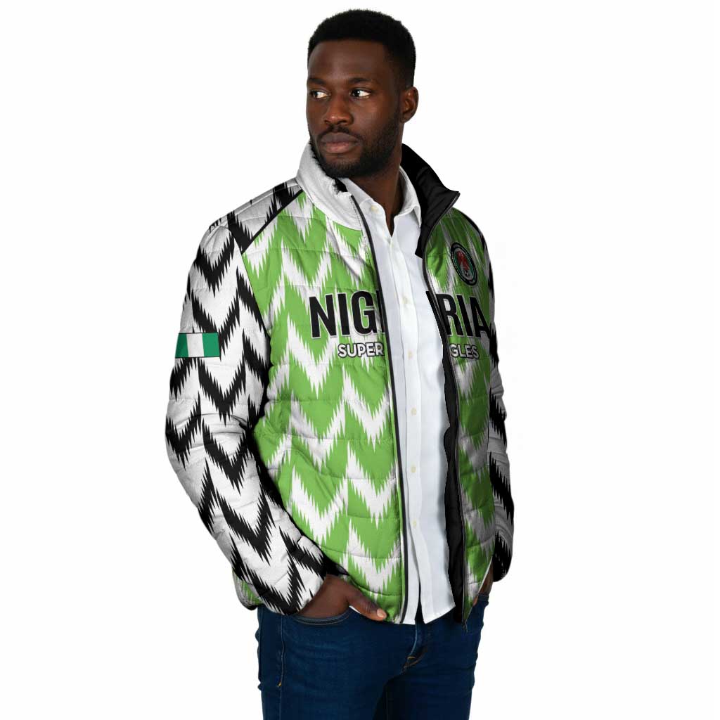 Custom Nigeria Football Padded Jacket Go Champions Super Eagles