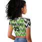 Custom Nigeria Football Raglan Cropped T shirt Go Champions Super Eagles