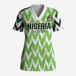 Custom Nigeria Football Scrub Top Go Champions Super Eagles