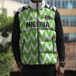 Custom Nigeria Football Sleeveless Puffer Jacket Go Champions Super Eagles