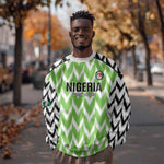 Custom Nigeria Football Sweatshirt Go Champions Super Eagles