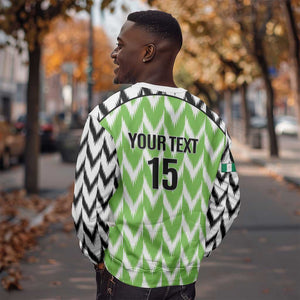 Custom Nigeria Football Sweatshirt Go Champions Super Eagles