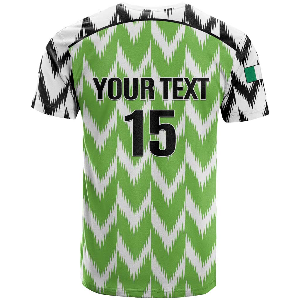 Custom Nigeria Football T shirt Go Champions Super Eagles