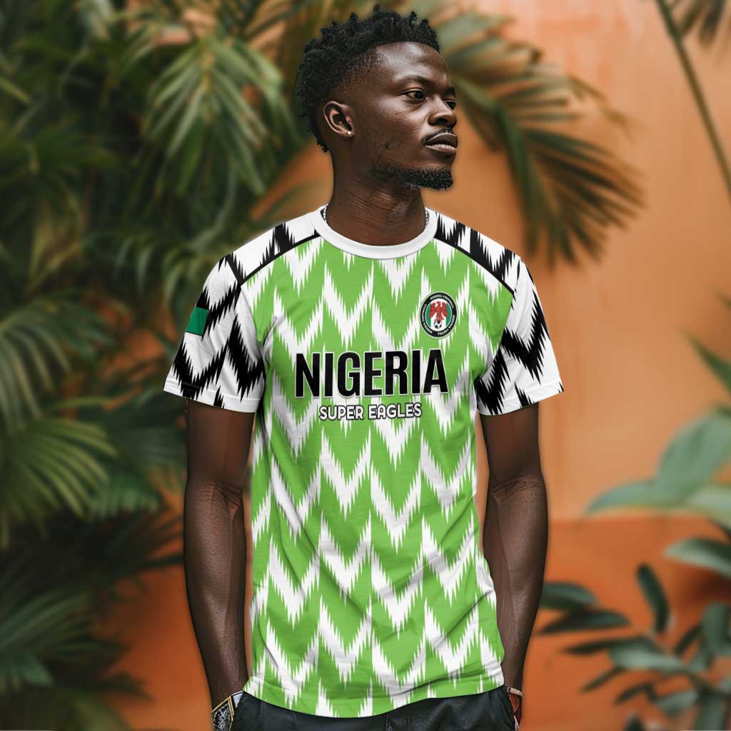 Custom Nigeria Football T shirt Go Champions Super Eagles
