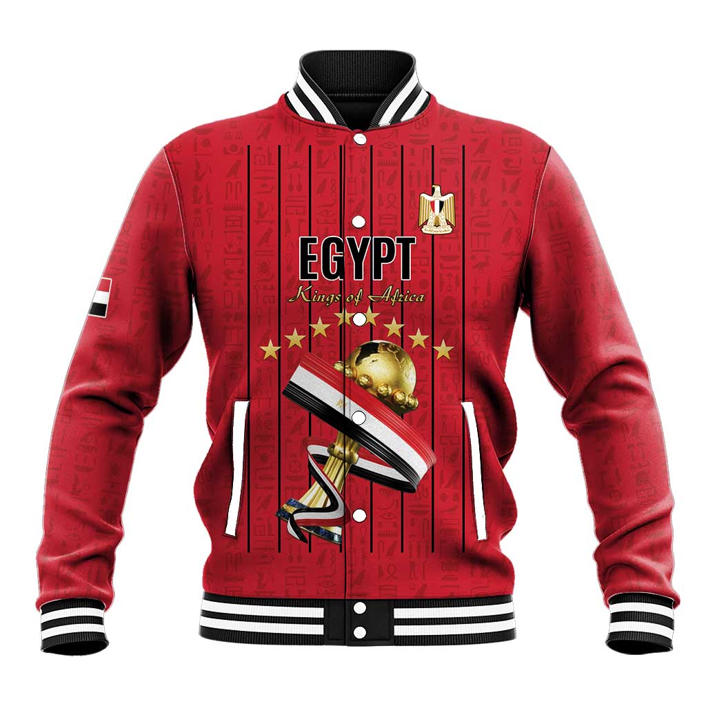 Custom Egypt Football Baseball Jacket Kings of Africa Champions