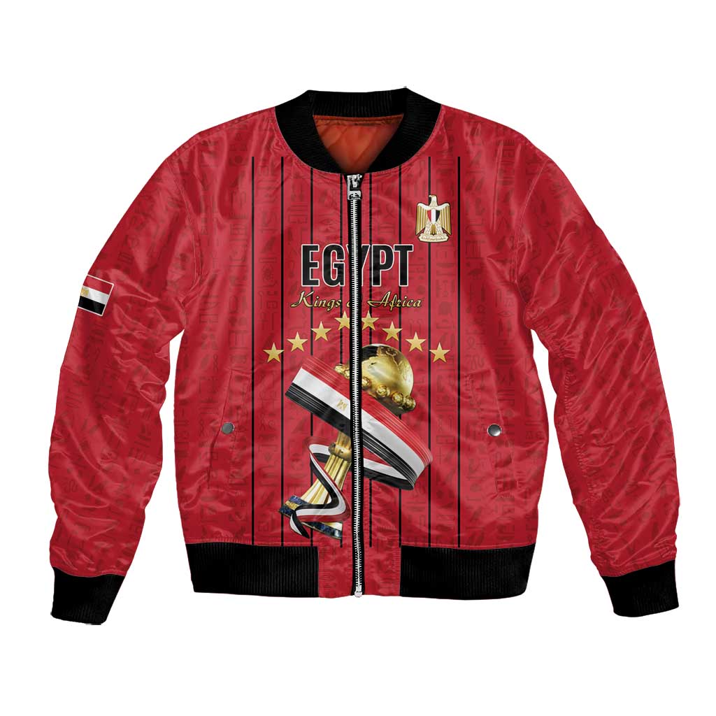 Custom Egypt Football Bomber Jacket Kings of Africa Champions