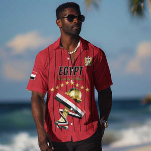Custom Egypt Football Hawaiian Shirt Kings of Africa Champions