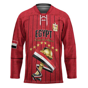 Custom Egypt Football Hockey Jersey Kings of Africa Champions