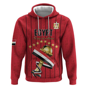 Custom Egypt Football Hoodie Kings of Africa Champions