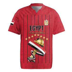 Custom Egypt Football Rugby Jersey Kings of Africa Champions