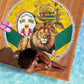 Happy Togo Independence Day Beach Blanket Lion With Coat Of Arms - Kente Pattern