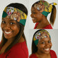 Happy Togo Independence Day Neck Gaiter Lion Coat Of Arms - Kente Pattern LT15