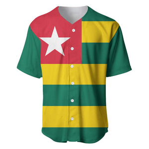 Togolese Independence Day Baseball Jersey Flag Style