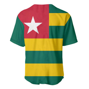 Togolese Independence Day Baseball Jersey Flag Style