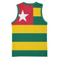 Togolese Independence Day Basketball Jersey Flag Style LT15