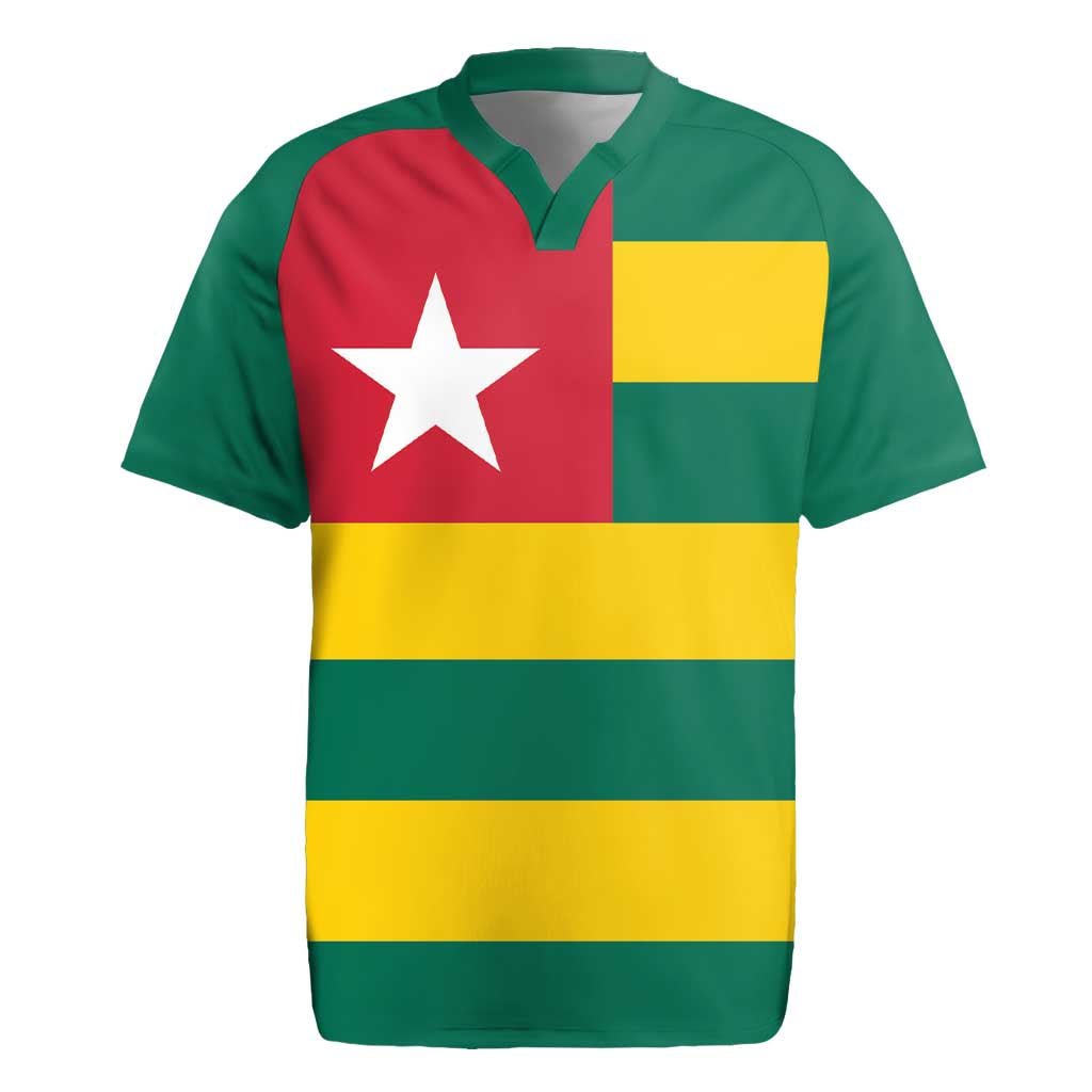 Togolese Independence Day Rugby Jersey Flag Style