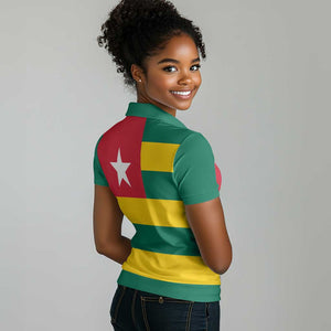 Togolese Independence Day Women Polo Shirt Flag Style