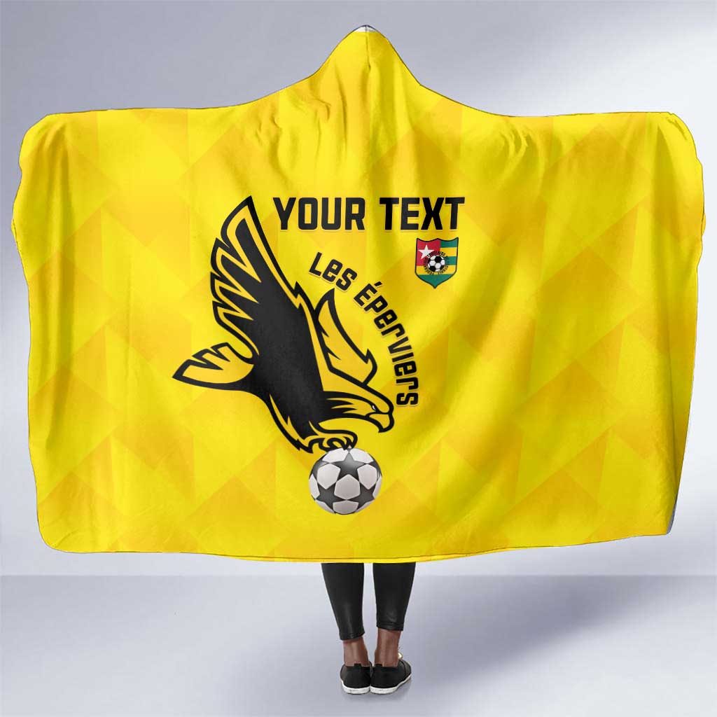 Custom Togo Football Hooded Blanket Go Champions