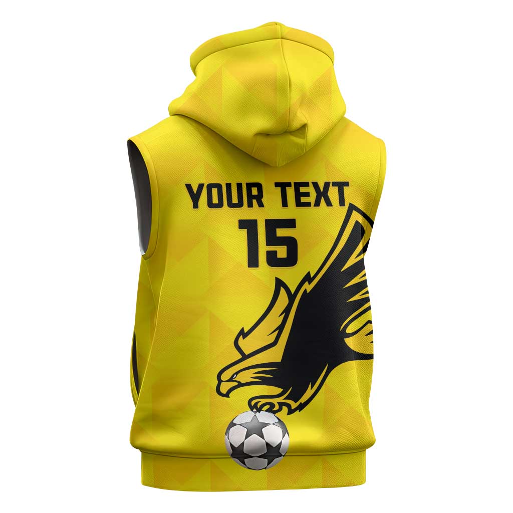 Custom Togo Football Sleeveless Hoodie Go Champions - African Pride