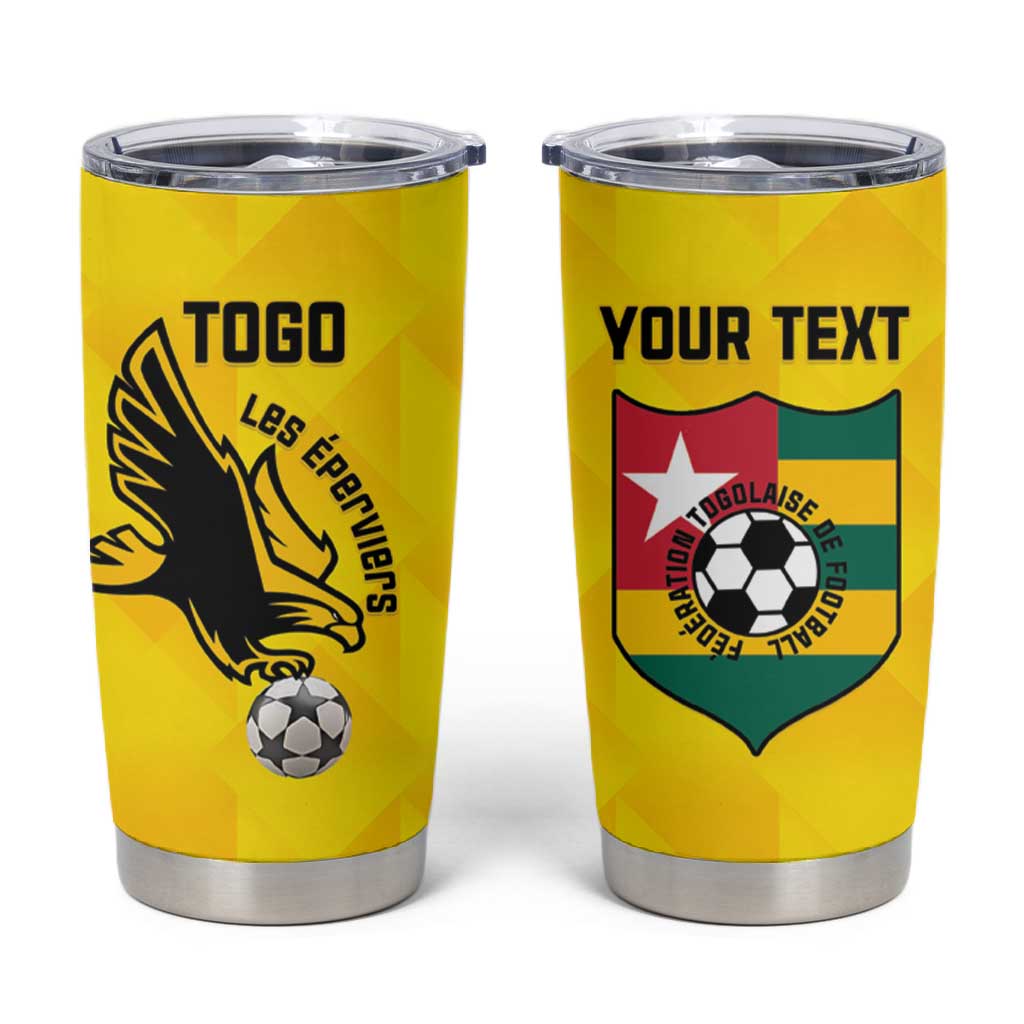 Custom Togo Football Tumbler Cup Go Champions