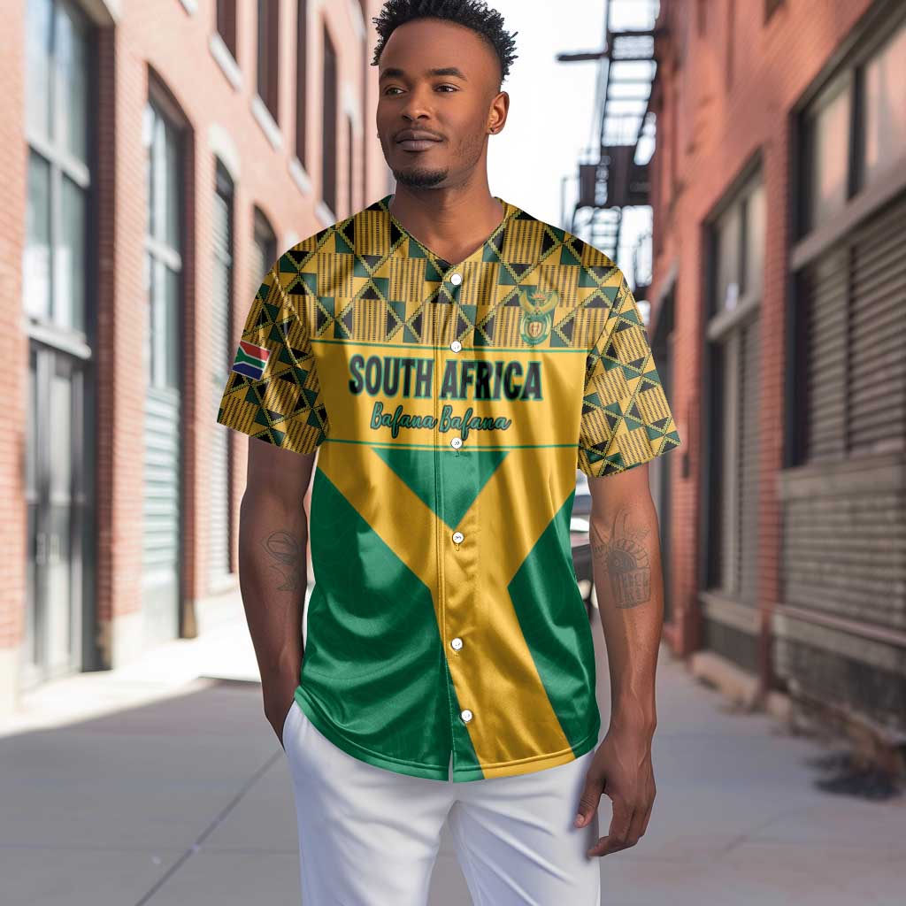 South Africa Soccer Custom Baseball Jersey Bafana Bafana