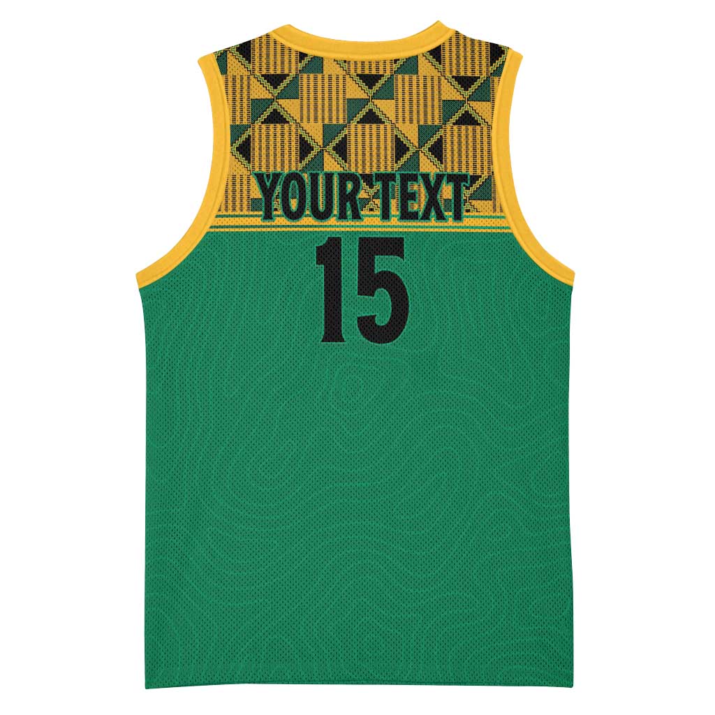 South Africa Soccer Custom Basketball Jersey Bafana Bafana LT15