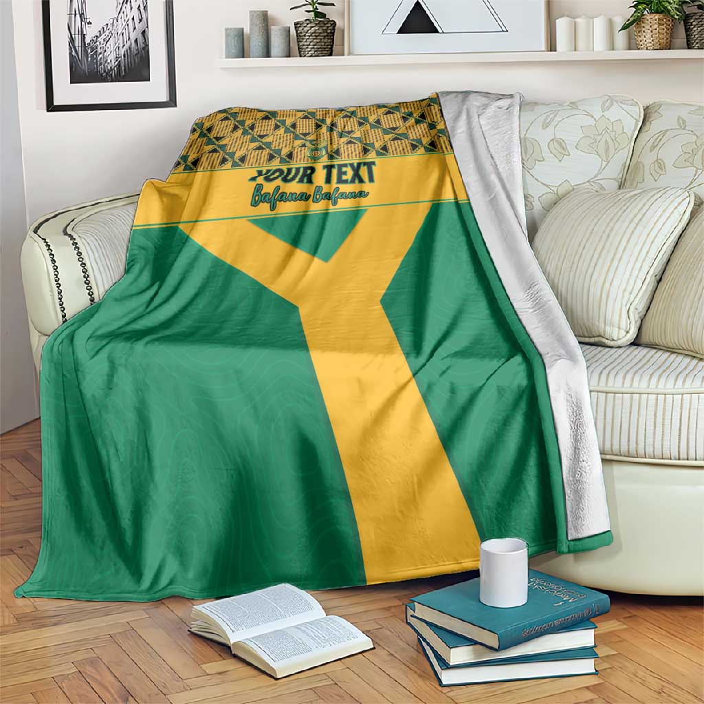 South Africa Soccer Custom Blanket Bafana Bafana