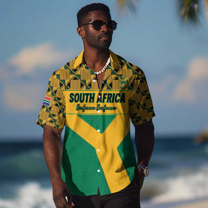 South Africa Soccer Custom Hawaiian Shirt Bafana Bafana