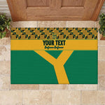 South Africa Soccer Custom Rubber Doormat Bafana Bafana