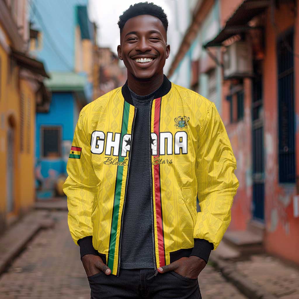Custom Ghana Football Bomber Jacket We Are Champions
