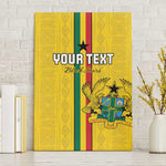 Custom Ghana Football Canvas Wall Art We Are Champions