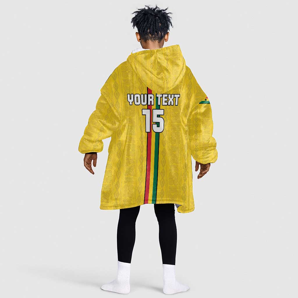 Custom Ghana Football Kid Wearable Blanket Hoodie We Are Champions