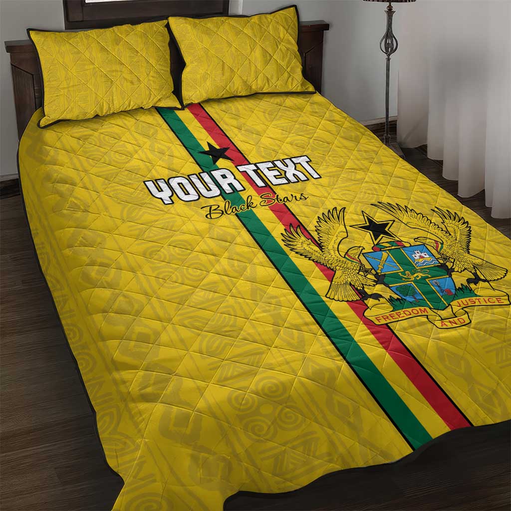 Custom Ghana Football Quilt Bed Set We Are Champions