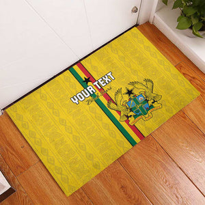 Custom Ghana Football Rubber Doormat We Are Champions