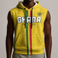 Custom Ghana Football Sleeveless Hoodie We Are Champions - African Pride