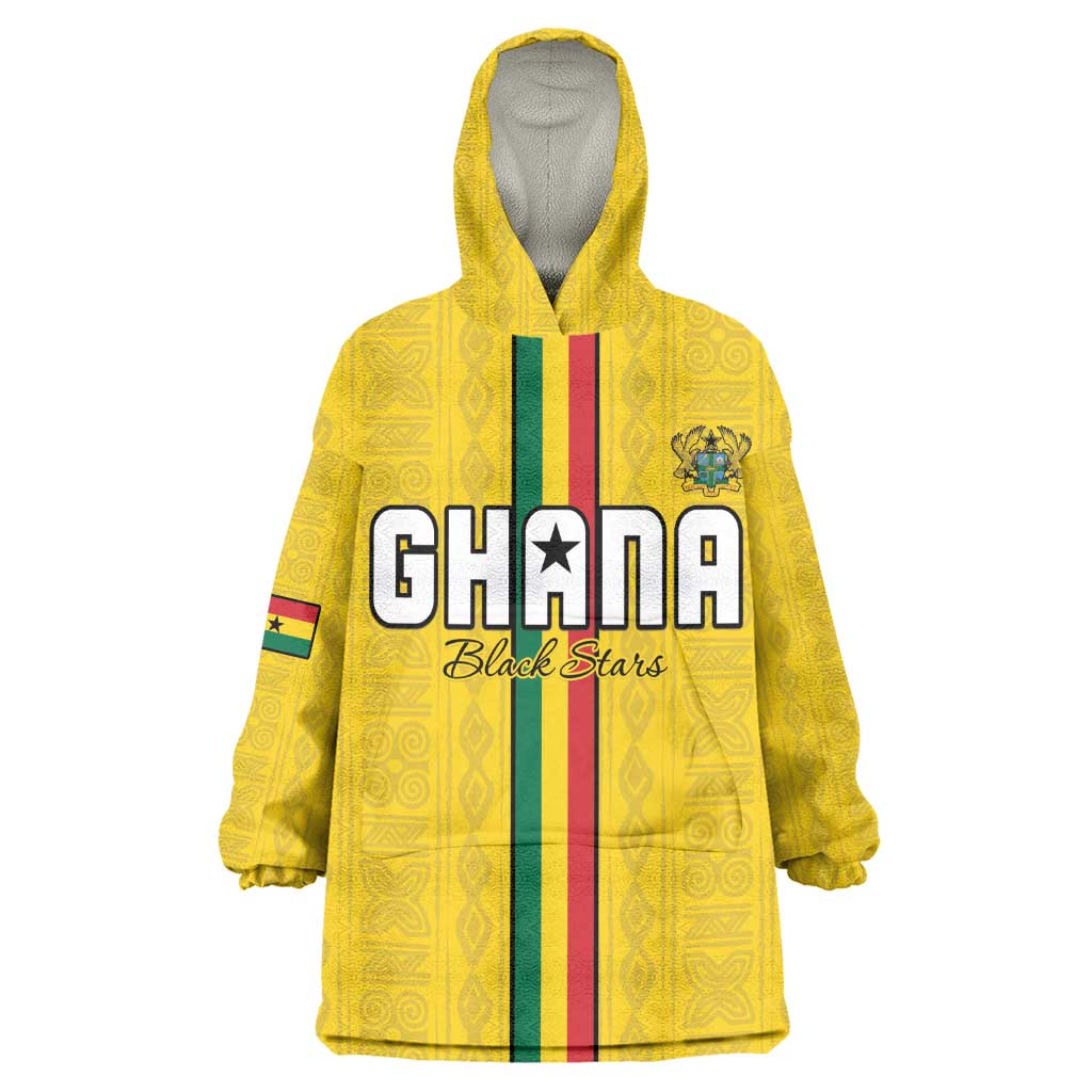 Custom Ghana Football Wearable Blanket Hoodie We Are Champions