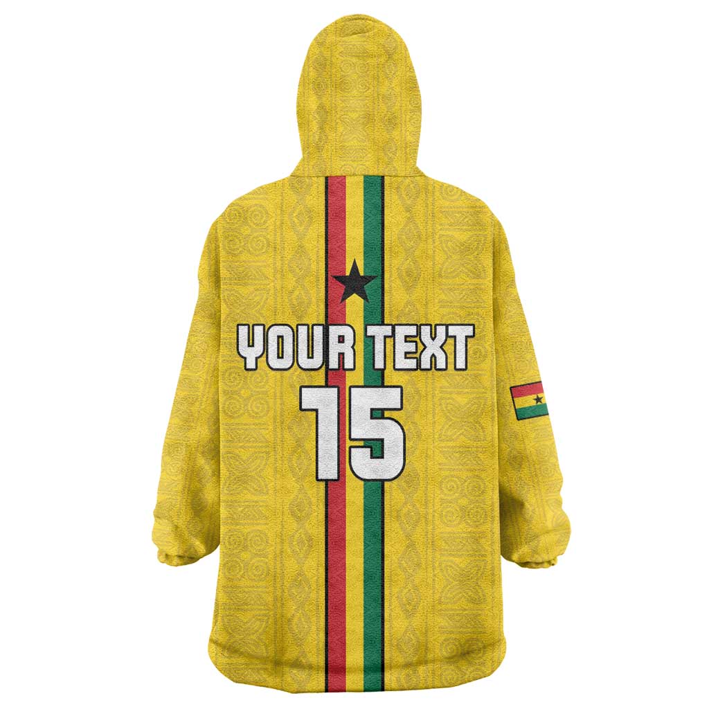 Custom Ghana Football Wearable Blanket Hoodie We Are Champions